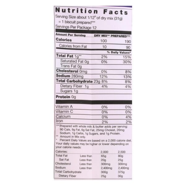 Pamela's Products - Biscuit and Scone - Mix - Case of 6 - 13 oz.
