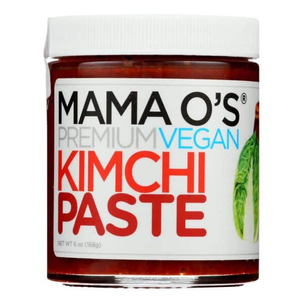 Mama O's Premium Kimchi - Paste Vegan Prem Kimchi - Case of 6 - 6 OZ - Image 2