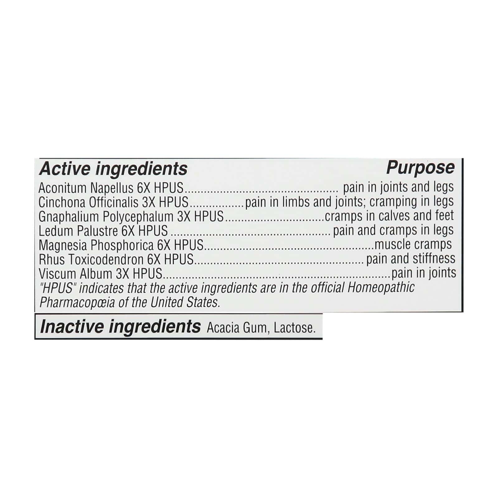 Hyland's - Leg Cramps Relief - 1 Each 1-100 TAB - Image 2