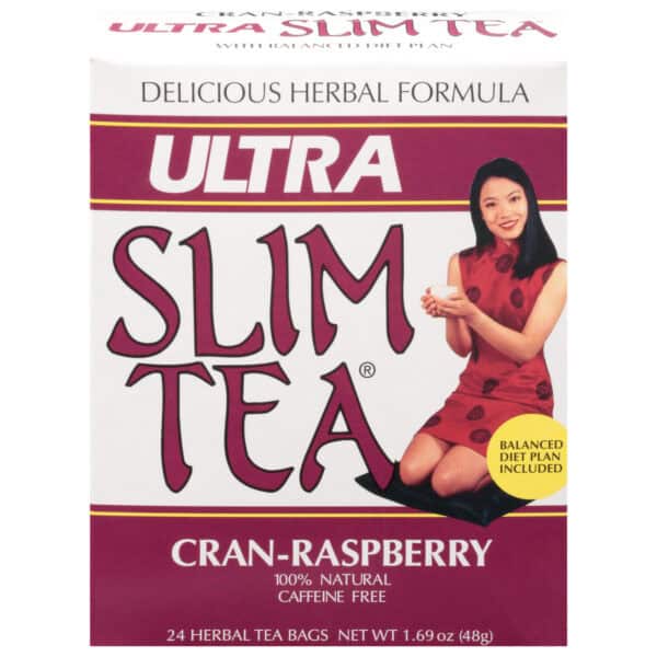 Hobe Labs Ultra Slim Tea Cran-Raspberry - 24 Tea Bags - Image 2