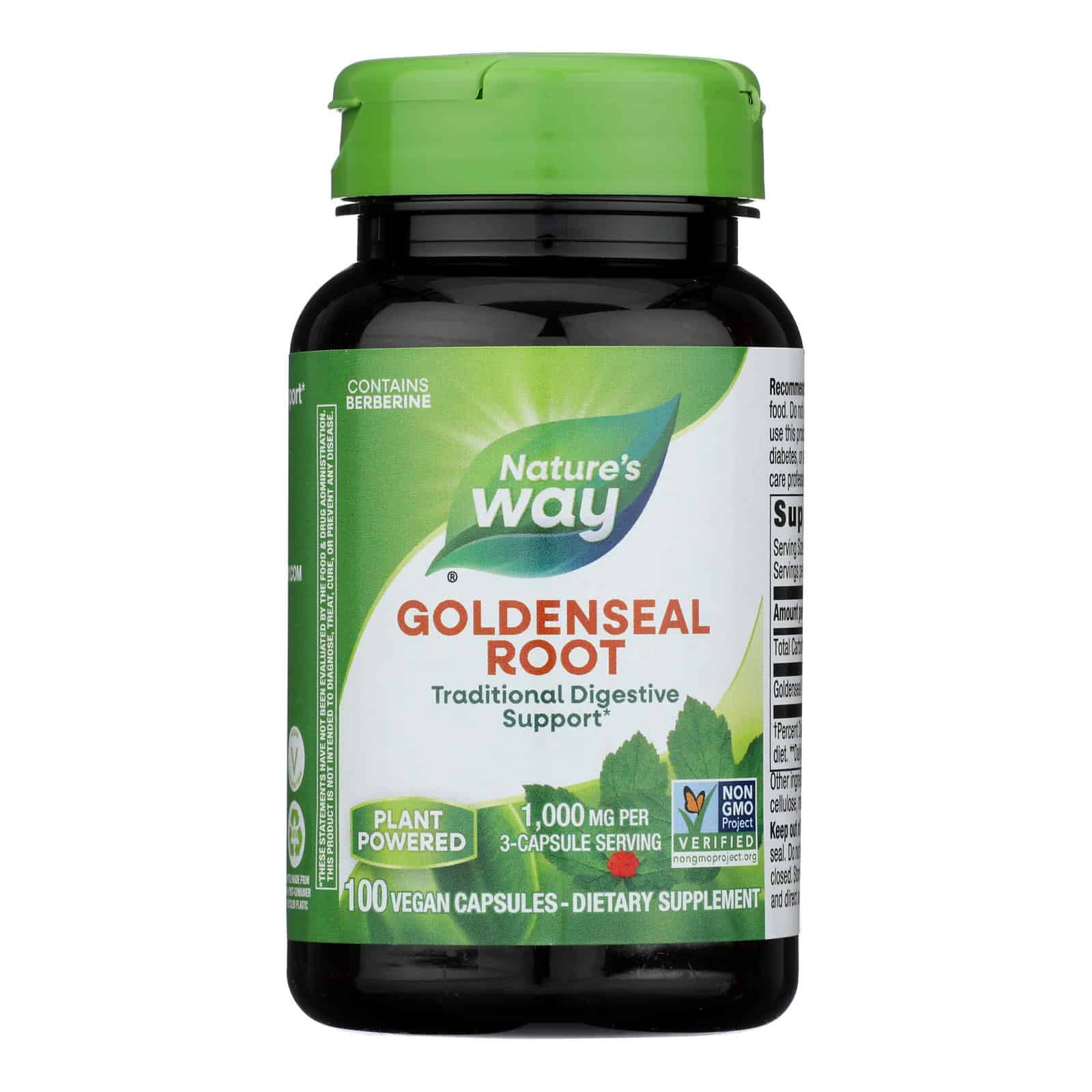 Nature's Way - Goldenseal Root - 100 Capsules - Image 2