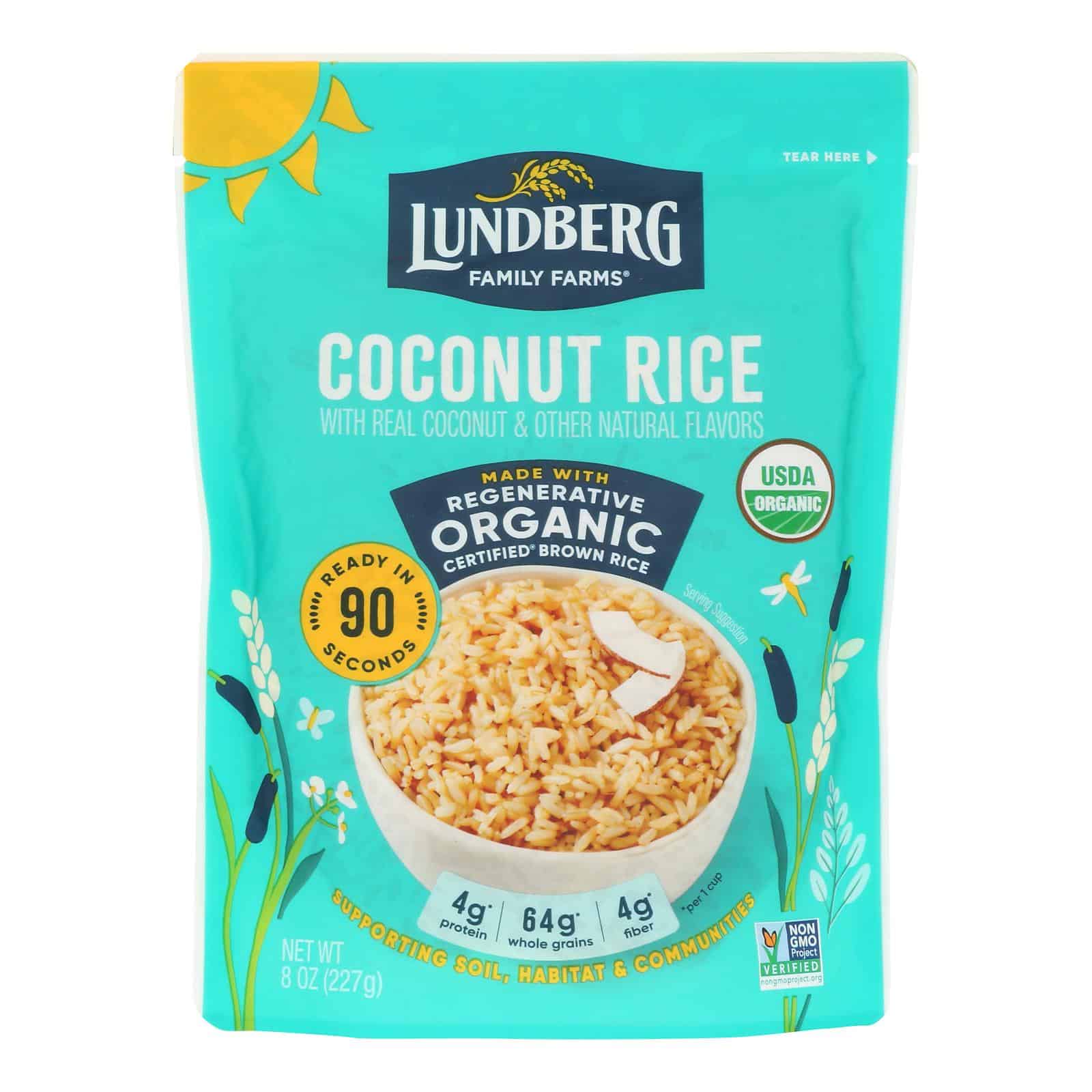 Lundberg Family Farms - Rice Coconut Retort - Case of 6-8 OZ - Image 3