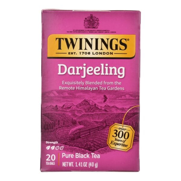 Twinings Tea Black Tea - Darjeeling - Case of 6 - 20 Bags - Image 2