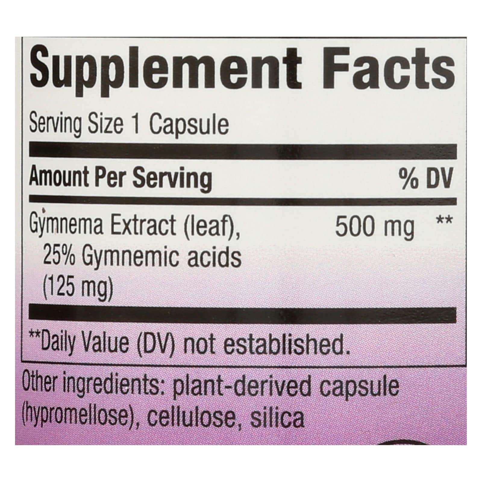 Nature's Way - Gymnema Standardized - 60 Capsules - Image 2