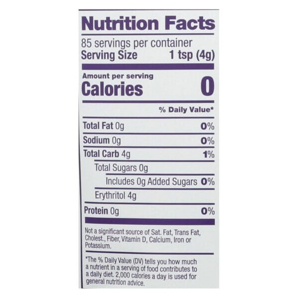 Swerve - Sweetener - Granular - Case of 6 - 12 oz. - Image 3
