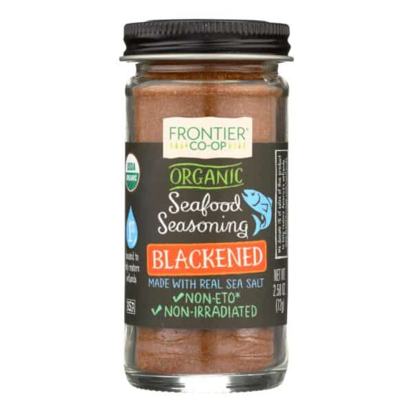 Frontier Herb Seafood Seasoning - Organic - Blackened - 2.5 oz - Image 3