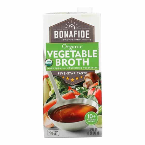 Bonafide Provisions - Broth Vegetable - Case of 6-32 OZ - Image 2