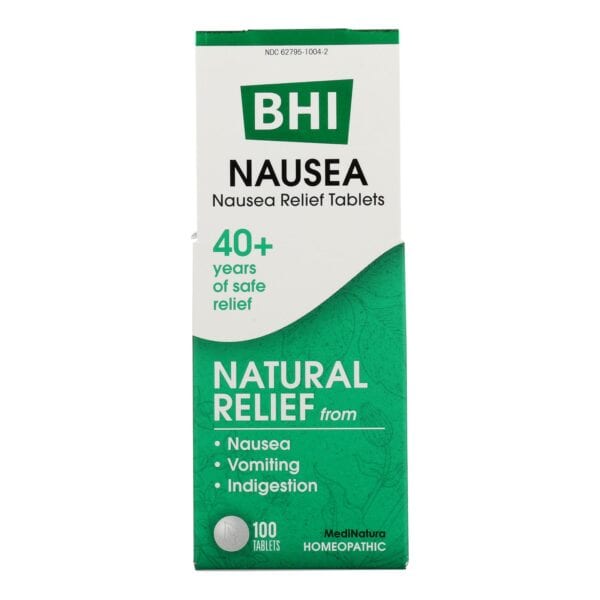 BHI - Nausea Relief - 100 Tablets - Image 3