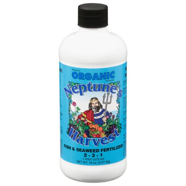 Neptune's Harvest Fish and Seaweed Fertilizer Blend - Blue Label - 18 oz - Image 2