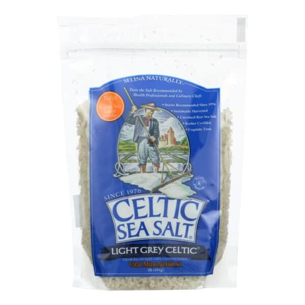Celtic Sea Salt Reseal Bag - Light Grey - Case of 6 lbs - Image 3