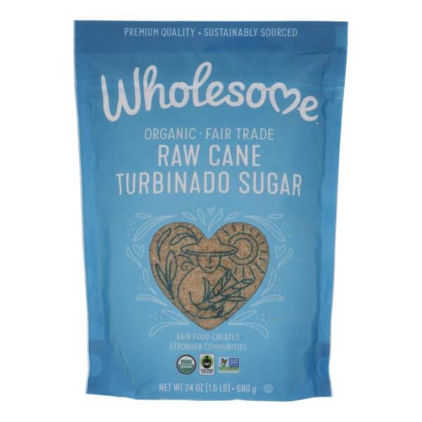 Wholesome Sweeteners Sugar - Organic - Turbinado - Raw Cane - 1.5 lb - case of 12 - Image 3