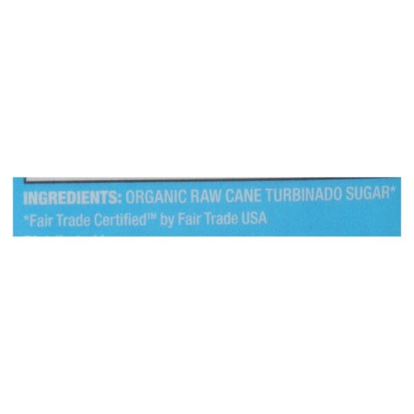Wholesome Sweeteners Sugar - Organic - Turbinado - Raw Cane - 1.5 lb - case of 12