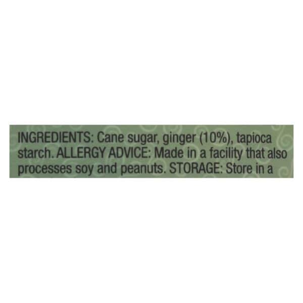Ginger People - Gin Gins Chewy Ginger Candy - Original - Case of 12 - 3 oz.