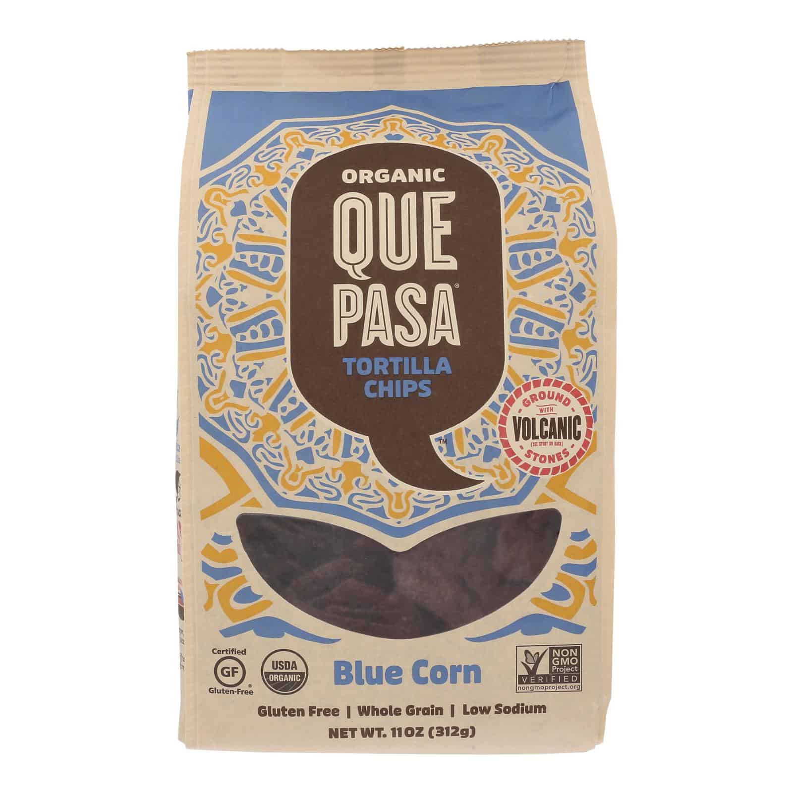 Que Pasa - Tortilla Chips Blue - Case of 6-11 OZ - Image 3