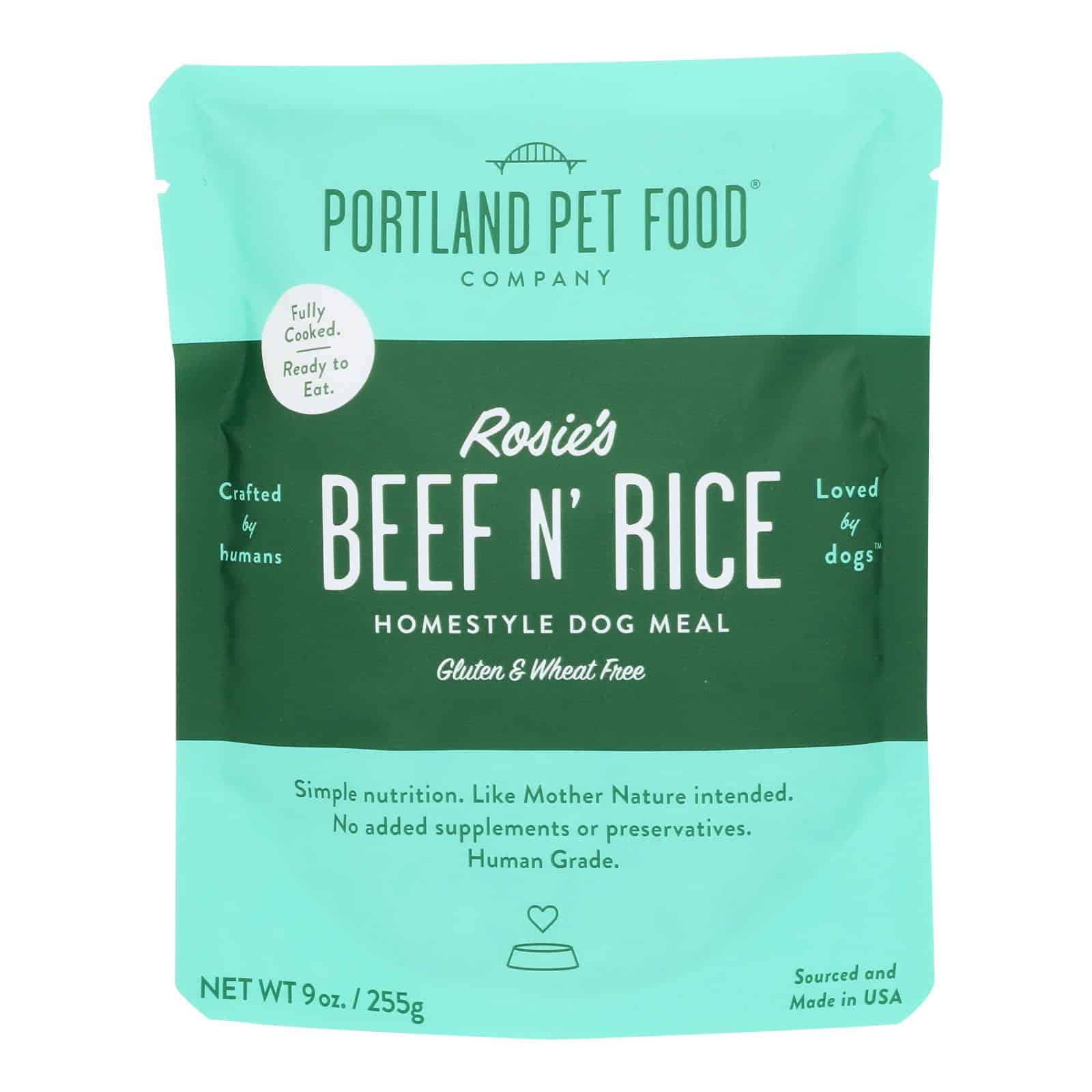 Portland Pet Food Company - Dog Meal Hmstyl Beef Rice - Case of 8-9 OZ - Image 2