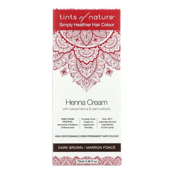 Tints Of Nature - Henna Cream Dark Brown - 2.46 FZ - Image 2