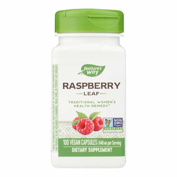Nature's Way - Red Raspberry Leaves - 100 Capsules - Image 2