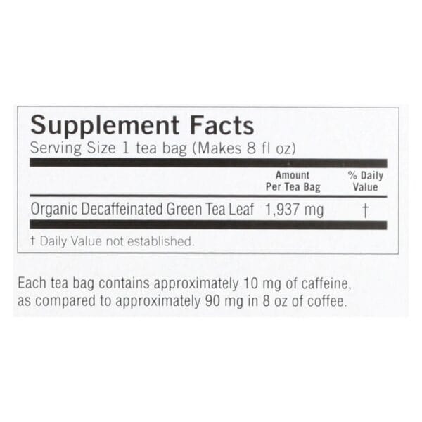 Yogi Tea Green Tea Pure Green - Decaf - 16 Tea Bags - Image 2