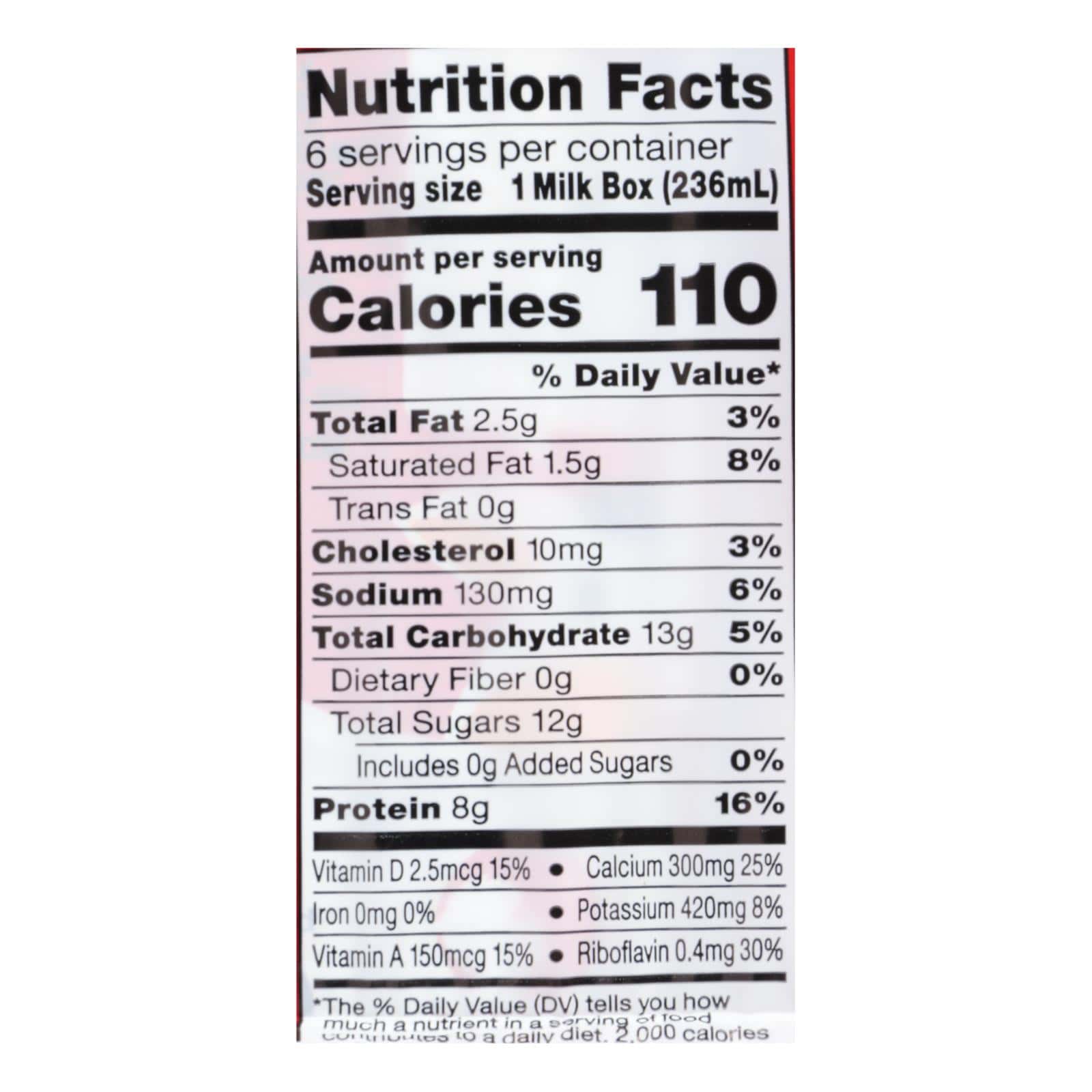 Horizon Organic Dairy Organic Low Fat 1 % Milk - Aseptic - Case of 3 - 6/8 fl oz - Image 2