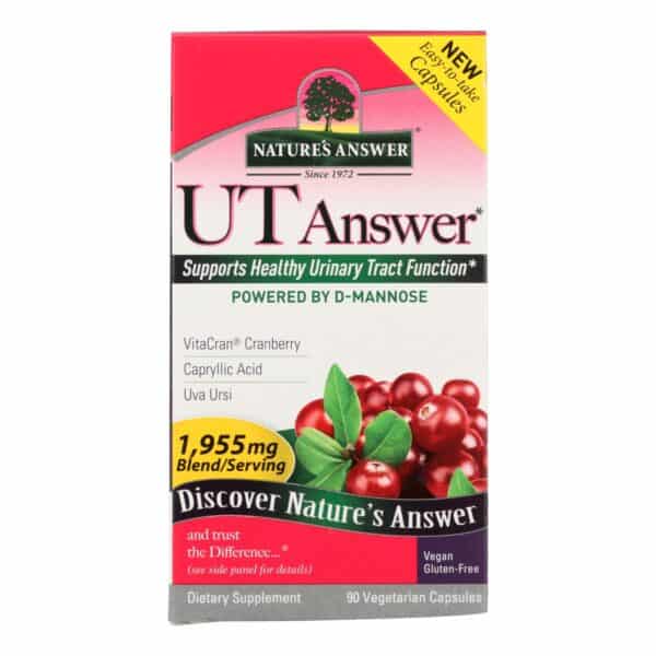 Nature's Answer Ut Answer Dietary Supplement  - 1 Each - 90 VCAP - Image 2