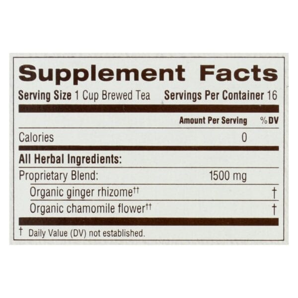 Traditional Medicinals Organic Golden Ginger Tea - Case of 6 - 16 Bags