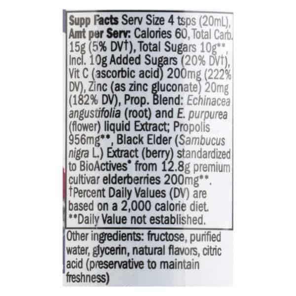 Nature's Way - Sambucus Immune Syrup - Case of 12 - 20 ML - Image 3
