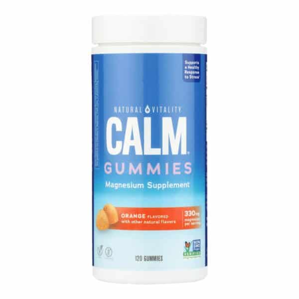 Natural Vitality - Calm Gum Magnesium Orng - 1 Each-120 CT - Image 2