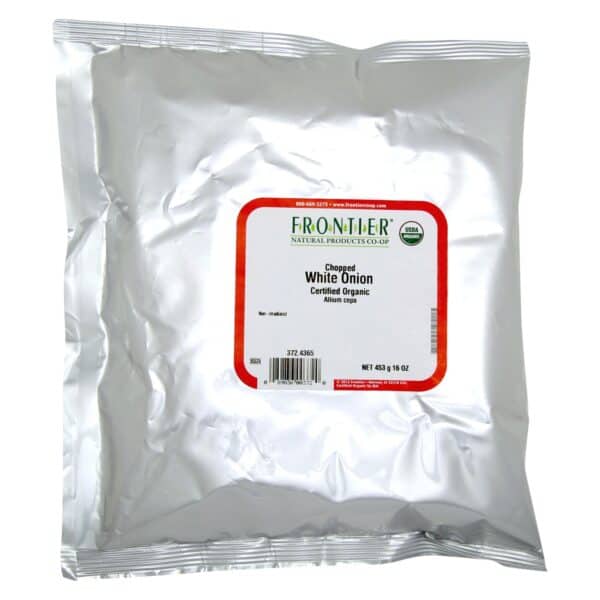 Frontier Herb Onion Organic White Chopped - Single Bulk Item - 1LB - Image 2