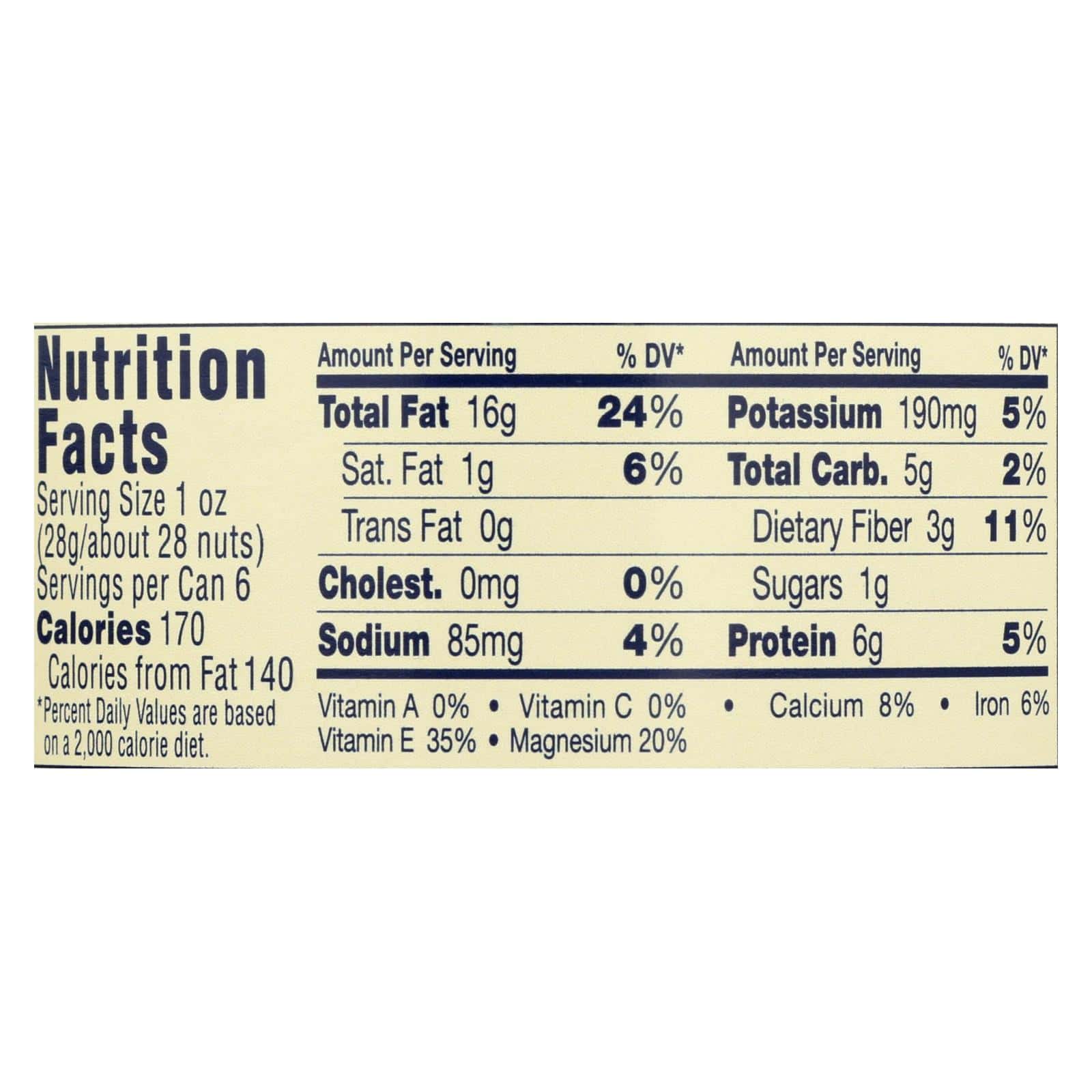 Blue Diamond Roasted Salted Almonds  - Case of 12 - 6 OZ - Image 3