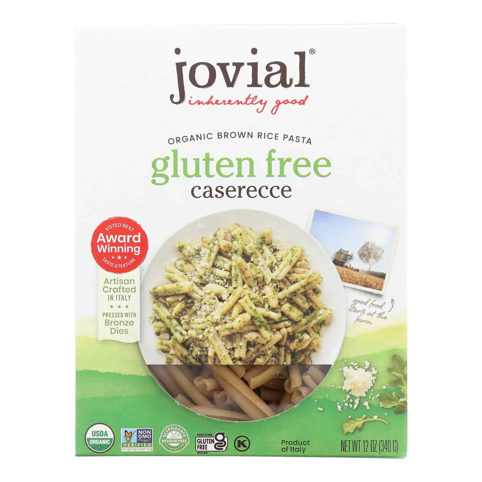 Jovial - Gluten Free Brown Rice Pasta - Caserecce - Case of 12 - 12 oz. - Image 2