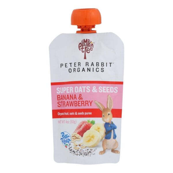 Peter Rabbit Organics - Oats&seeds Bana&straw - Case of 10 - 4 OZ - Image 3