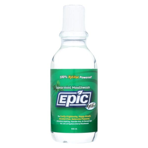 Epic Dental - Xylitol Mouthwash - Spearmint - 16 oz - Image 2