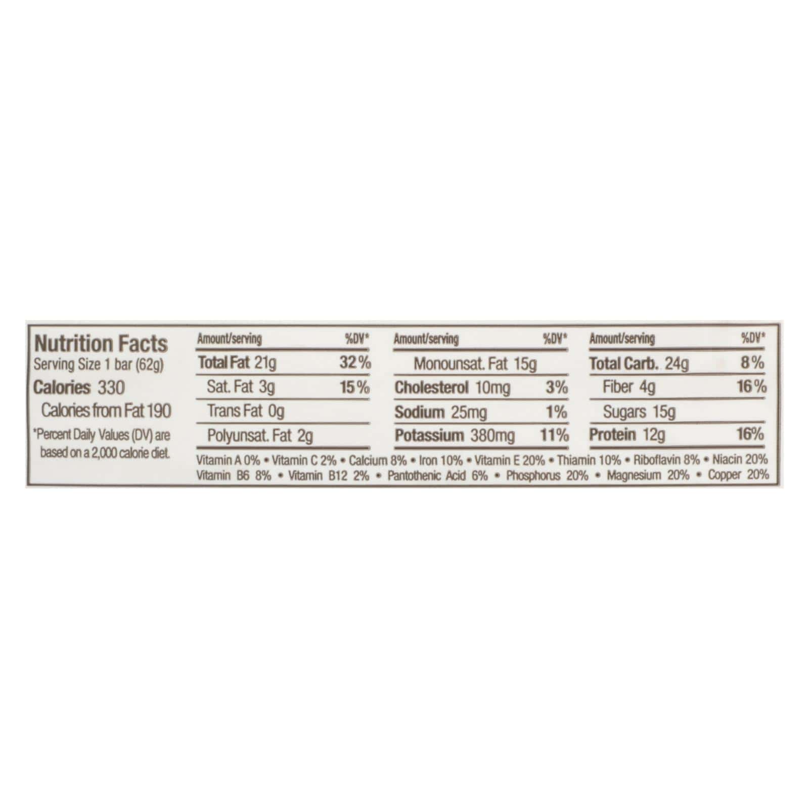 Perfect Bar - Bar Chocolate Hazelnut - Case of 8 - 2.2 OZ - Image 2