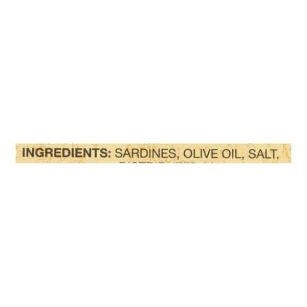 Reese Sardines - Skinless Boneless in Olive Oil - Case of 10 - 3.75 oz