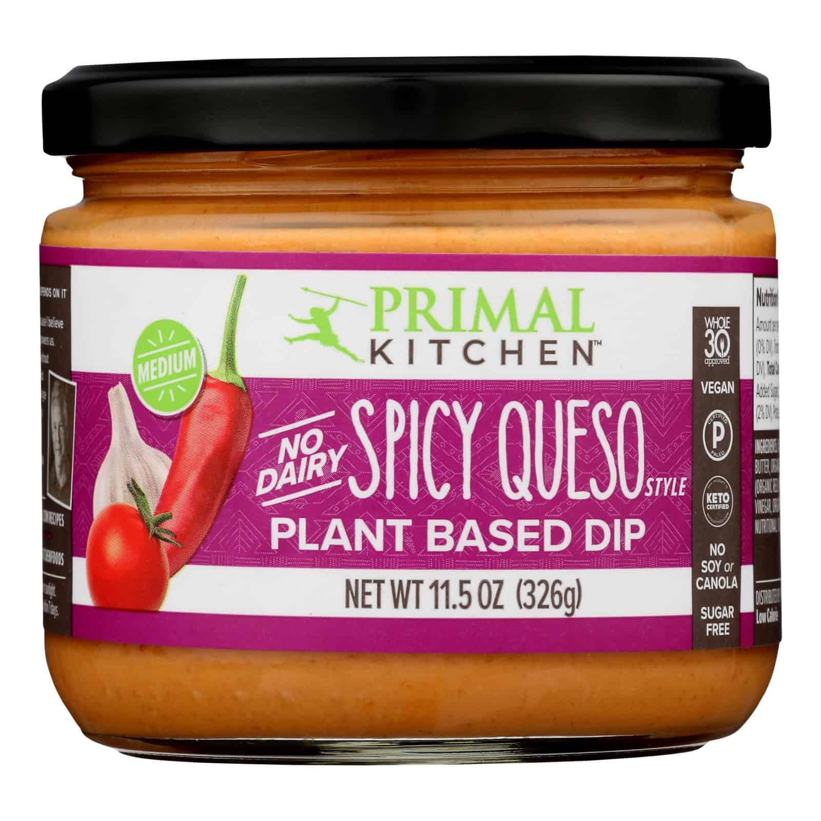Primal Kitchen - Dip Plant Bsd Queso Spicy - Case of 6-11.5 OZ