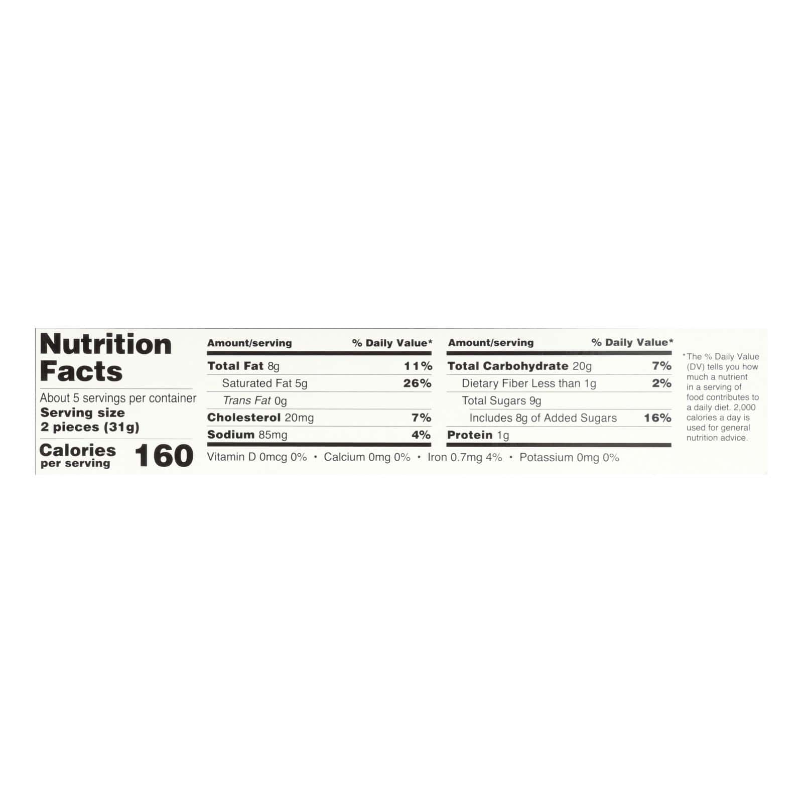 Walkers Shortbread - Chocolate Chip - Case of 6 - 4.9 oz.