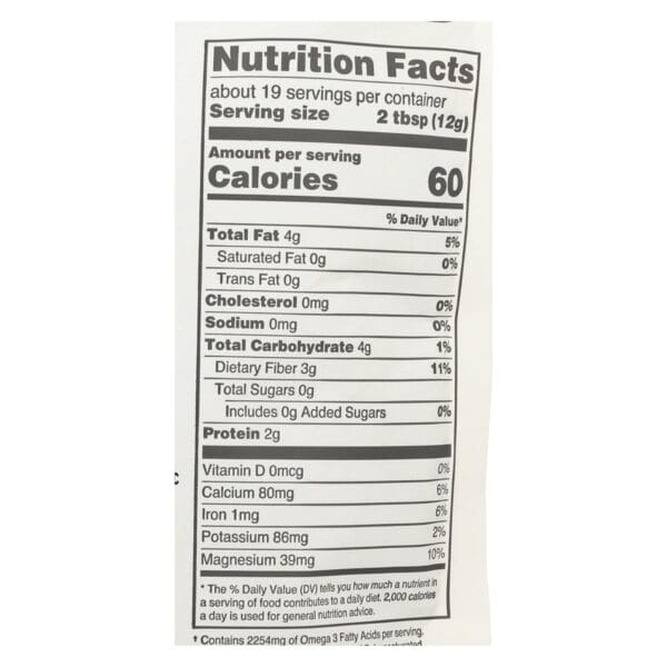 Navitas Naturals Chia Seed Powder - Organic - 8 oz - case of 12 - Image 2