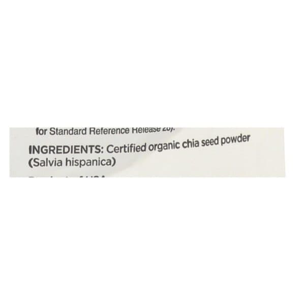 Navitas Naturals Chia Seed Powder - Organic - 8 oz - case of 12 - Image 3