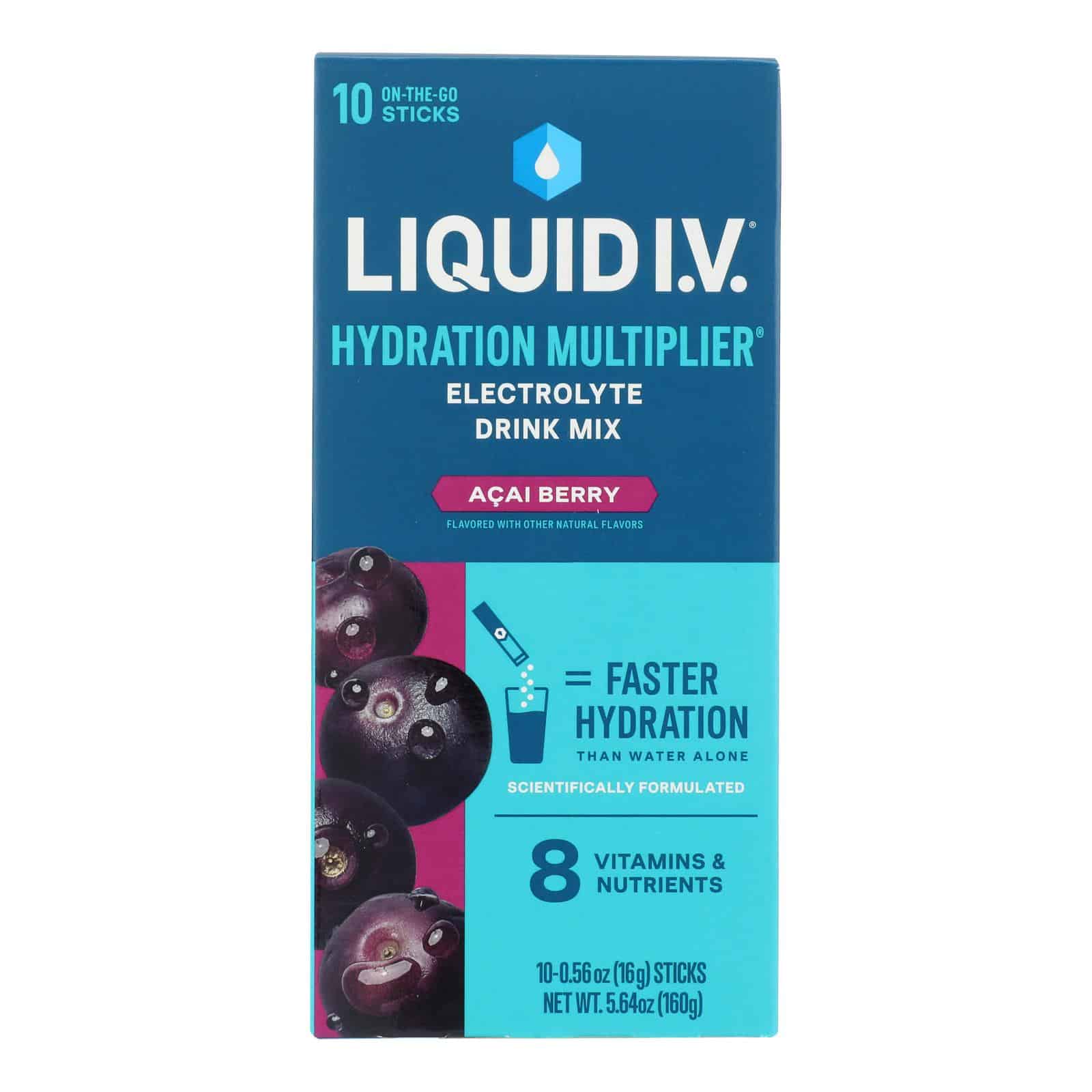 Liquid I.v. - Drink Mx Acai Berry 10 Ct - 1 Each-5.65 OZ
