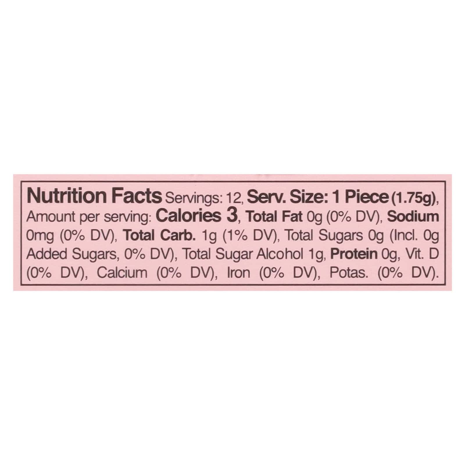 Refresh Gum - Gum Raspberry - Case of 12-12 Count - Image 3