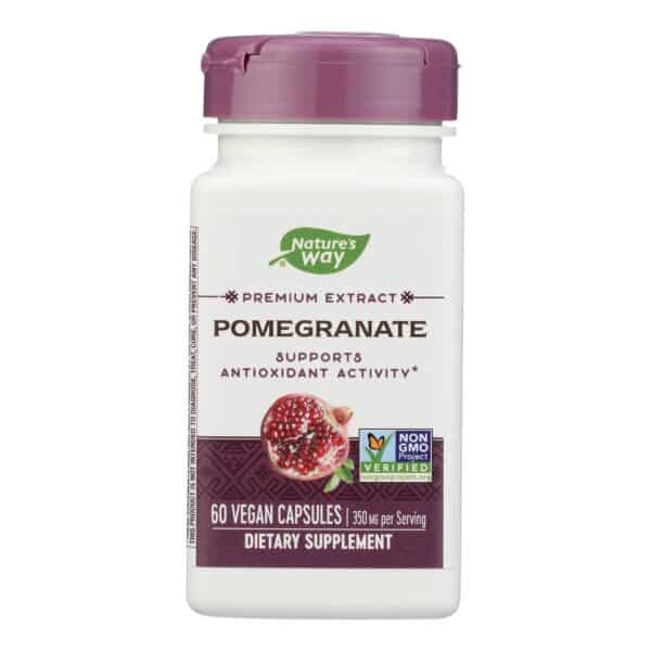 Nature's Way - Pomegranate Standardized - 60 Vegetarian Capsules - Image 2
