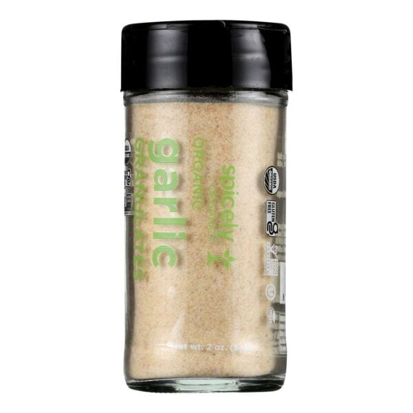 Spicely Organics - Organic Garlic - Granulates - Case of 3 - 2 oz. - Image 2
