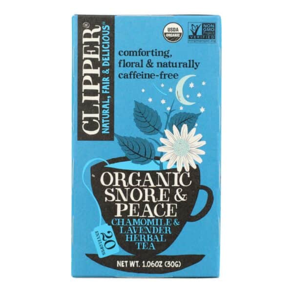 Clipper Tea - Organic Tea - Snore and Peace - Case of 6 - 20 Bags - Image 2