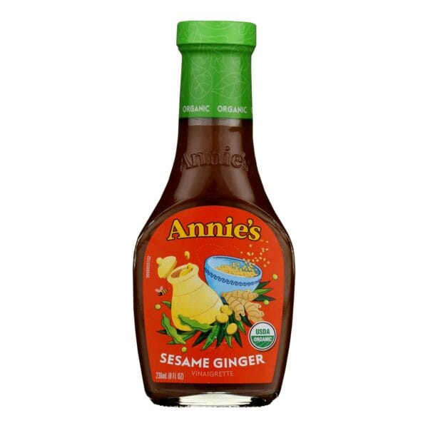 Annie's Naturals Vinaigrette Organic Sesame Ginger - Case of 6 - 8 fl oz. - Image 2