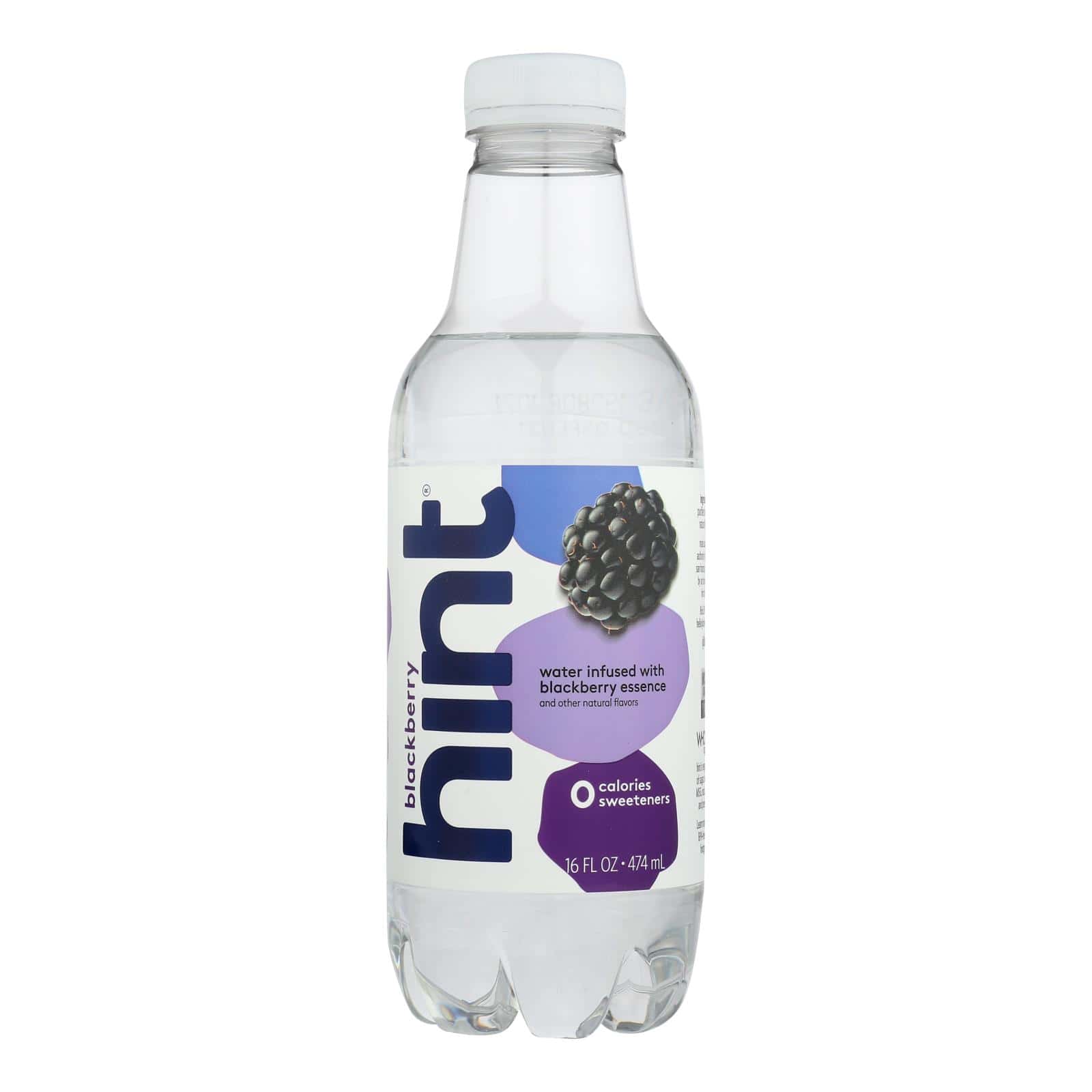 Hint Blackberry Water - Blackberry - Case of 12 - 16 Fl oz. - Image 3