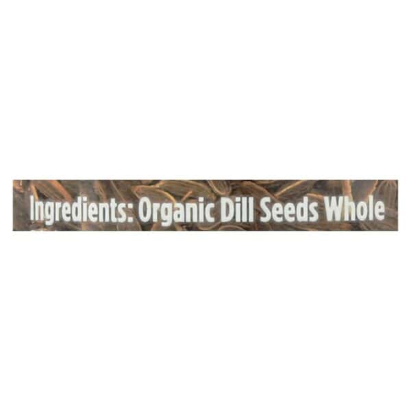 Spicely Organics - Organic Dill Seed - Case of 3 - 1.1 oz. - Image 2