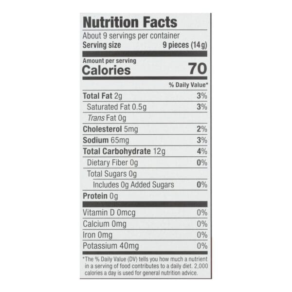Absolutely Gluten Free - Crackers - Cracked Pepper - Case of 12 - 4.4 oz.