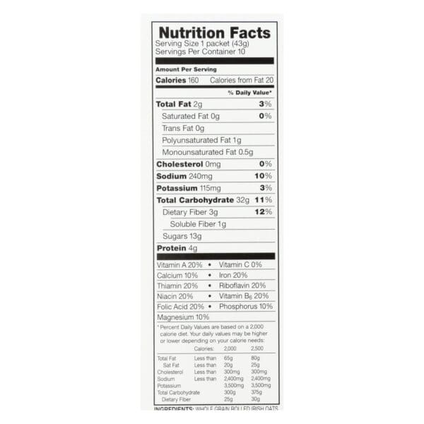 Mccann's Irish Oatmeal - Oatmeal Maple Brown Sugar - Case of 12-15.1 OZ - Image 2