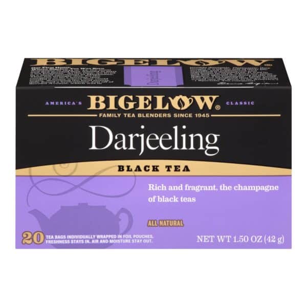 Bigelow Tea Darjeeling Black Tea - Case of 6 - 20 Bags - Image 2
