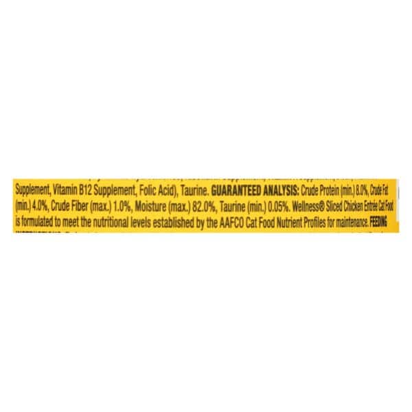 Wellness Pet Products Cat Food - Chicken Entr?e - Case of 24 - 3 oz. - Image 3